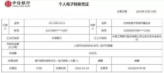 画家捐1亿元！故宫收到最大一笔个人现金捐款