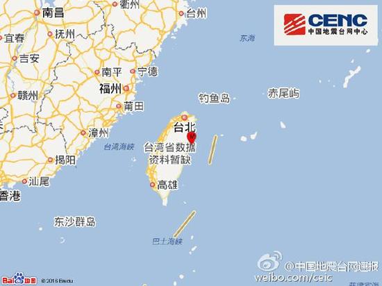 地震位置图