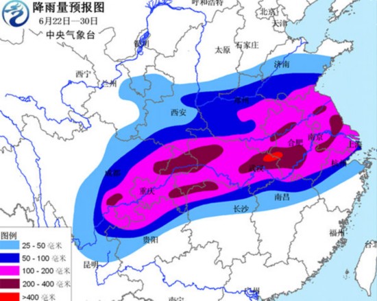 淮河流域7天将遇2轮强降雨 今起迎来首轮