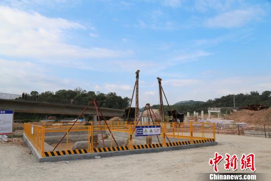 南沙港铁路首桩完成浇筑有望4年建成