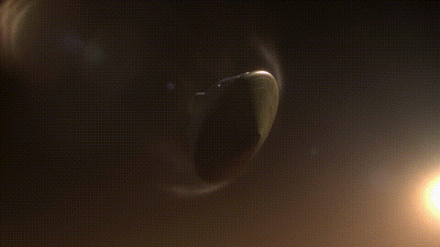 图注：好奇号火星车进入火星大气层的动画模拟。到时候咱们的天问一号火星车也要来这么一遭。