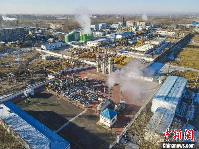 大庆油田天然气实现年产销量“十连增”。王延路 摄