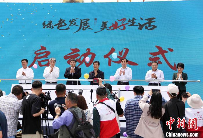 5月19日，2021“中国旅游日”山东省暨济南市分会场活动在济南正式启动。沙见龙 摄