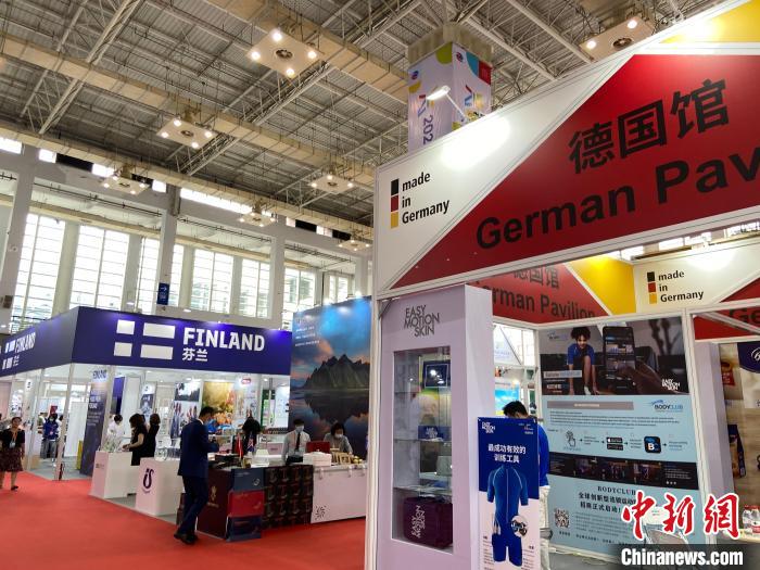 第二届中东欧博览会现场。 第二届中东欧博览会现场。